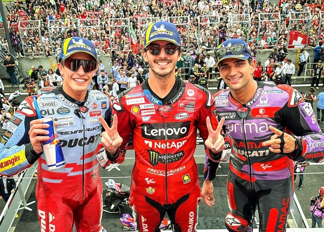 MotoGP Japonya | Bagnaia duble yaptı, fark 10'a düştü