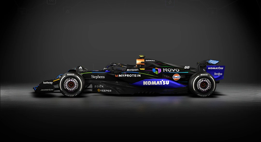 Williams, Las Vegas GP İçin “Tamamen Siyah” Özel Renk Düzenini Tanıttı