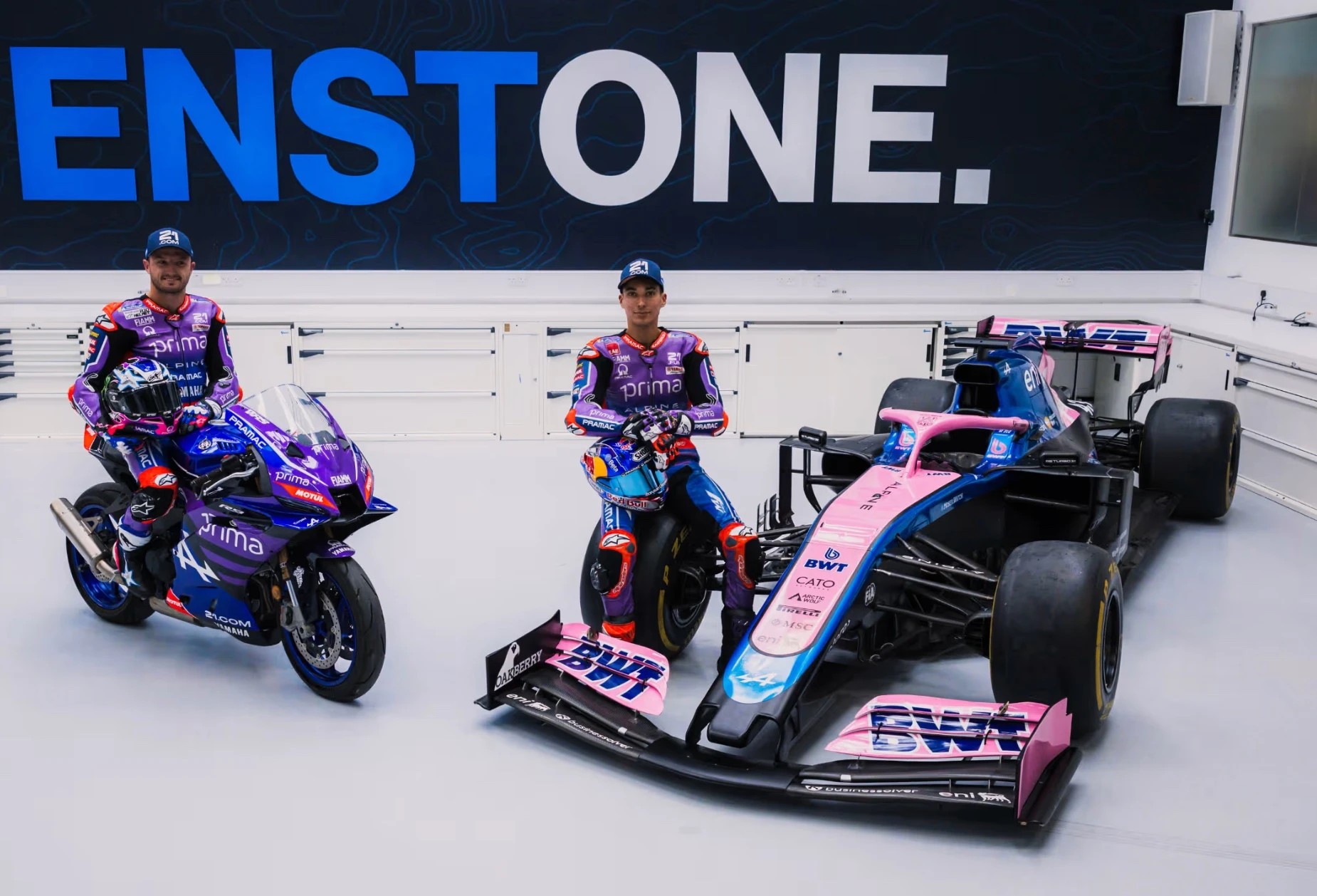 MotoGP Ve F1 Buluşması: Pramac Pilotları Alpine Fabrikasını Ziyaret Etti
