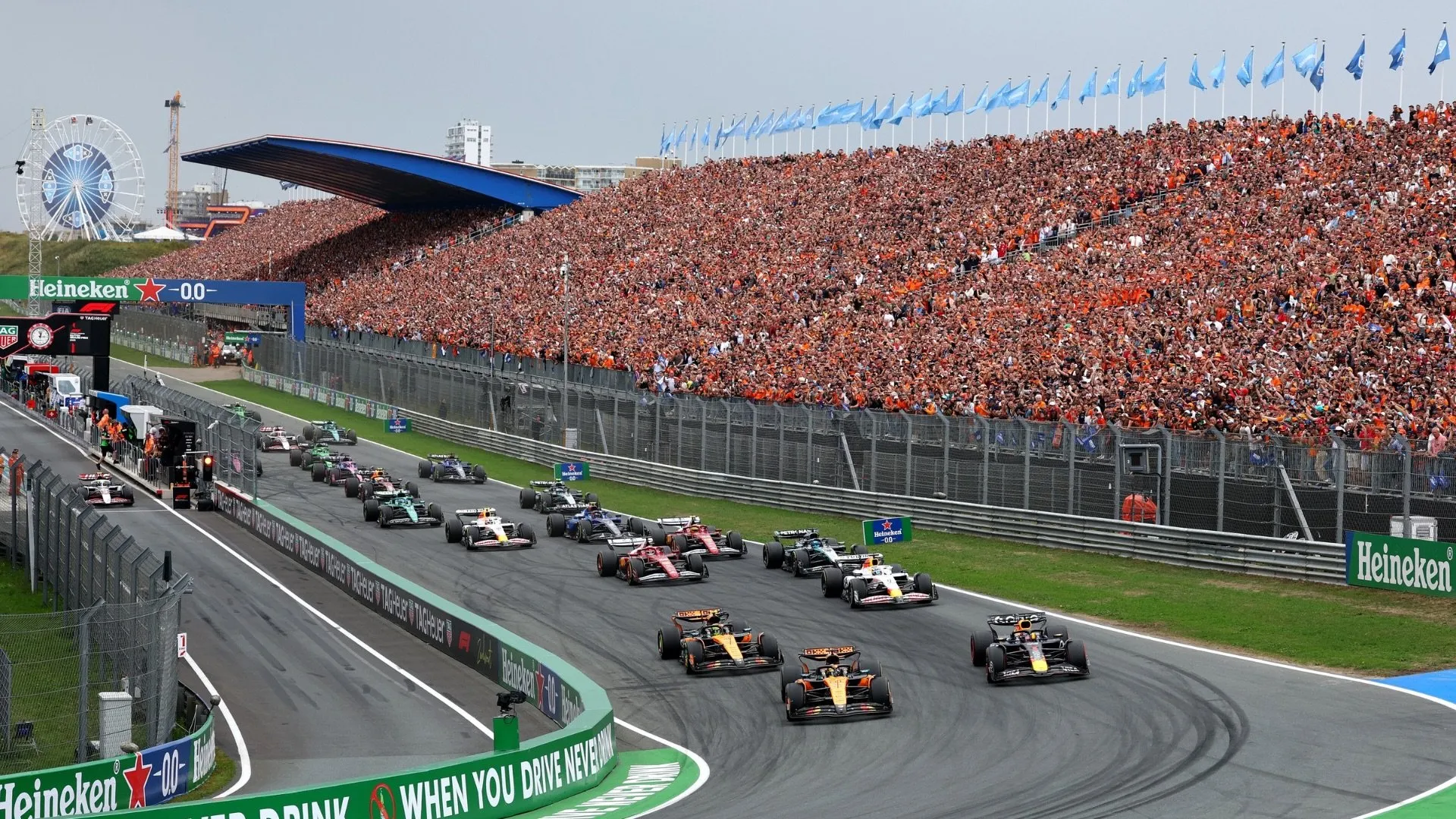 HOLLANDA GP'SİNDE İLK SPRINT HEYECANI