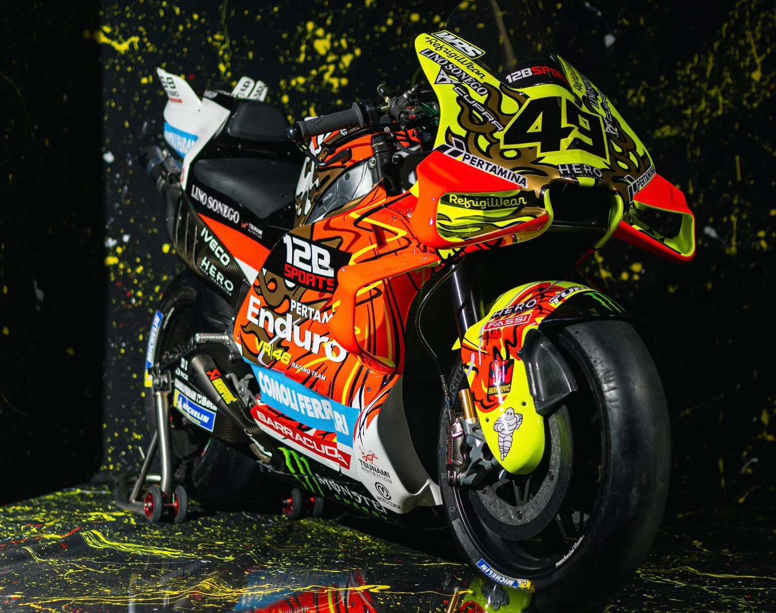 VR46 ENDONEZYA GP İÇİN ÖZEL "GARUDA" RENK DÜZENİNİ TANITTI!