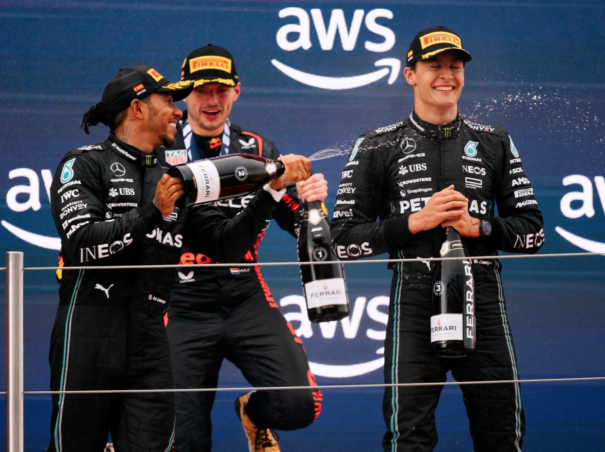 F1 İspanya GP - Verstappen Grand Slam yaptı, Mercedesler podyumda!
