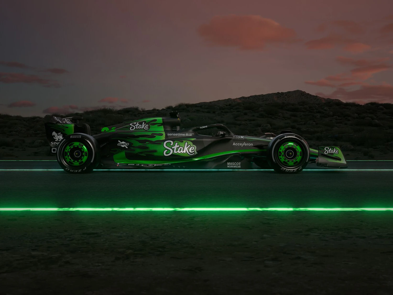 Sauber, Las Vegas'a özel renk düzeni tanıttı. gallery image 1