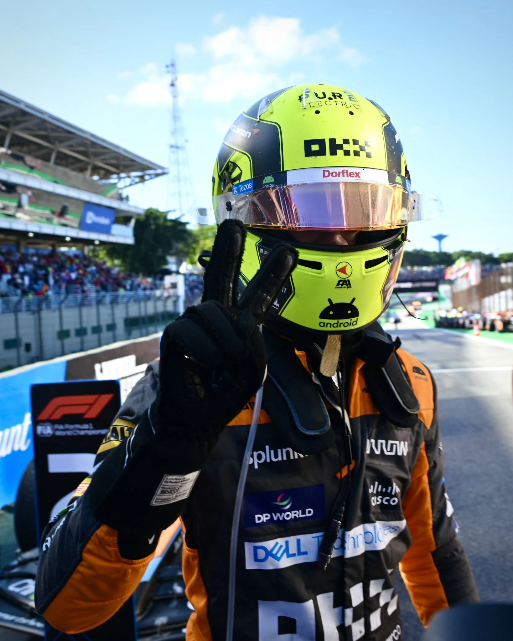 F1 Brezilya | Verstappen yine rekor kırdı, Leclerc yarışa başlayamadı. gallery image 11