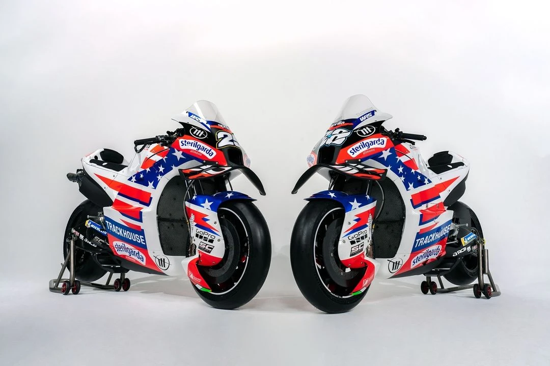 MotoGP'nin yeni takımı Trackhouse 2024 motosikletini tanıttı